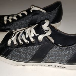 Men size 12 Harley Davidson's canvas tennis shoe
